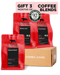 Coffee Blend Subscription Gift | Gift Medium Roast Coffee | Equator Coffees