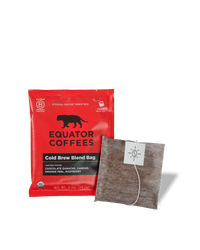 Cold Brew Blend Bag | Cold Brew Single Serve Packets | Equator Cold Brew Single Serve Sachet | Equator Coffees