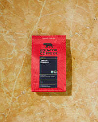Curated Espresso Subscription | Espresso Bean Subscription | Whole Bean Espresso Subscription | Best Espresso Subscription online | Espresso Coffee on Yellow Background | Equator Coffees