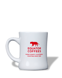 Equator Diner Mug | California Diner Mug | Equator Coffees Diner Mug 14oz | Marin County, California Roasting Since 1995