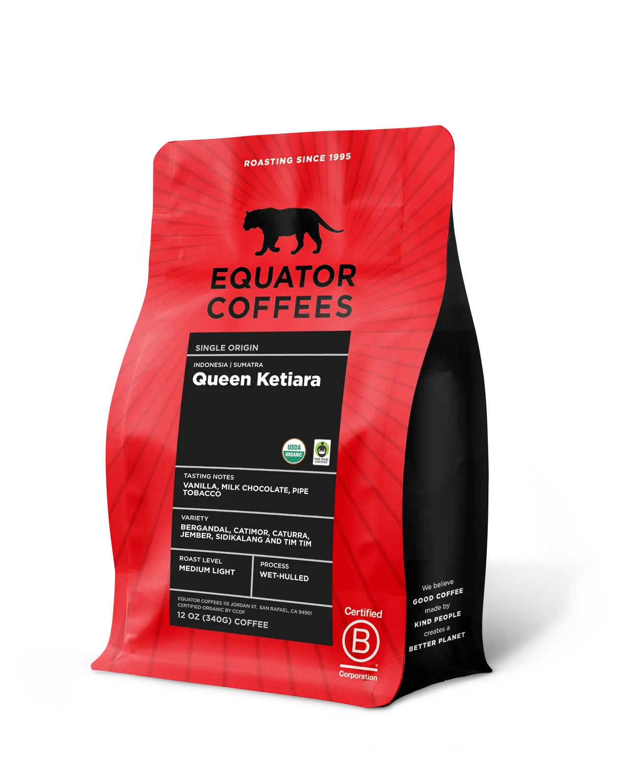Sumatra Queen Ketiara Fair Trade Organic