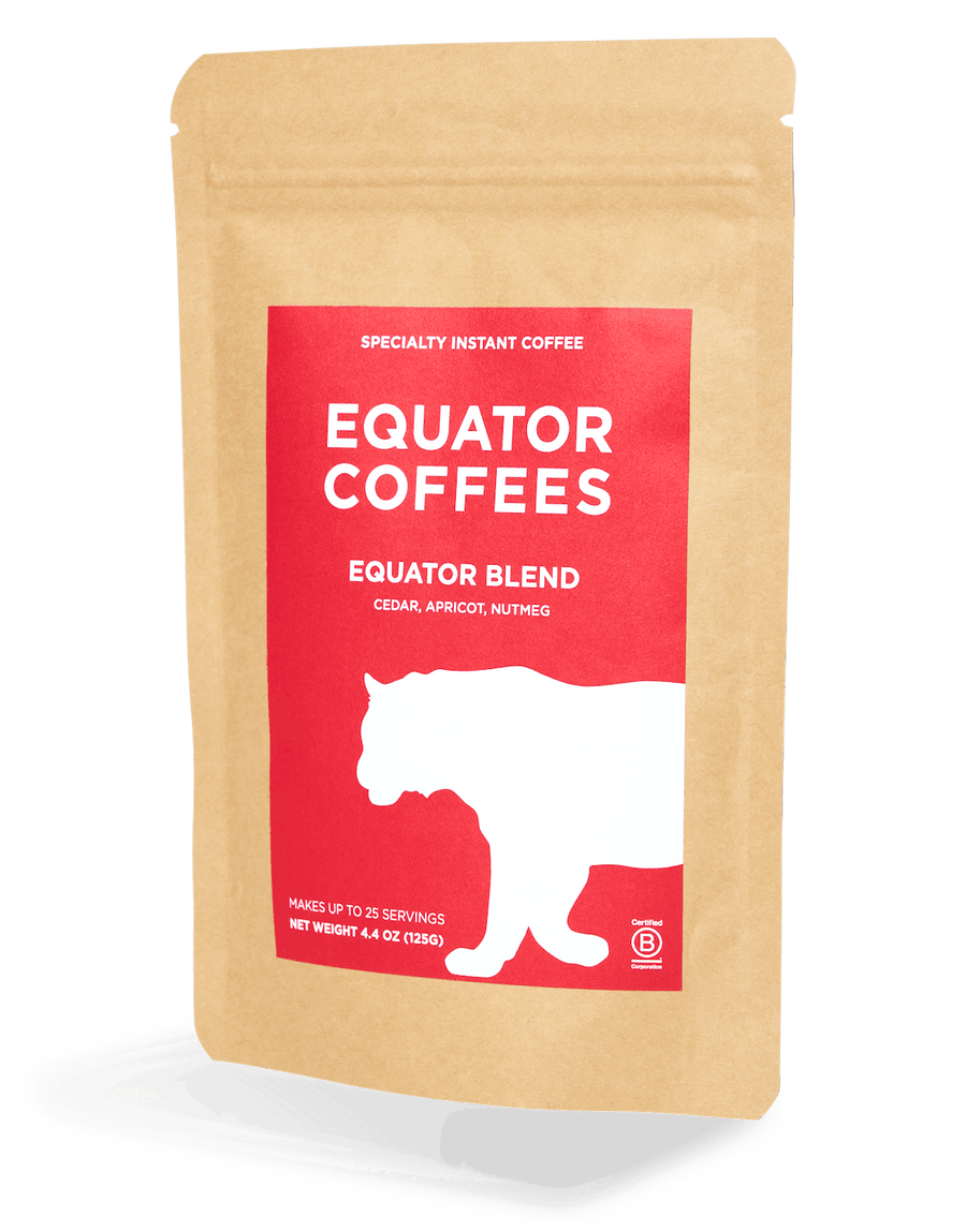 Equator Blend Specialty Instant Coffee | The Best Instant Coffee | Specialty Instant Pack for 25 Servings, 125 grams | Equator Coffees