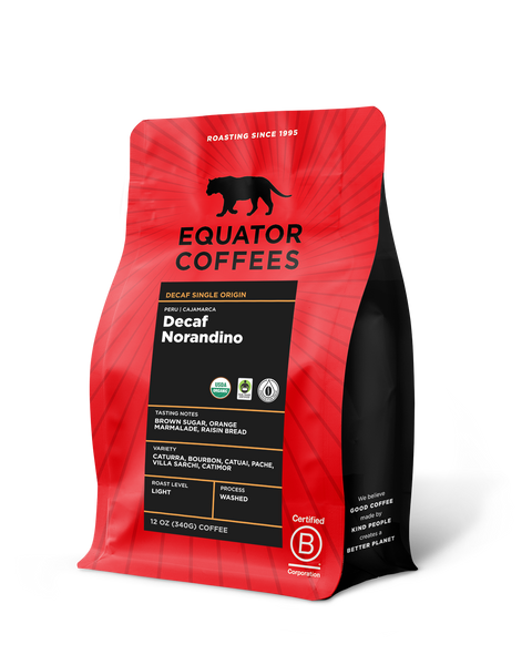 Decaf Peru Norandino Fair Trade Organic | Equator Coffees