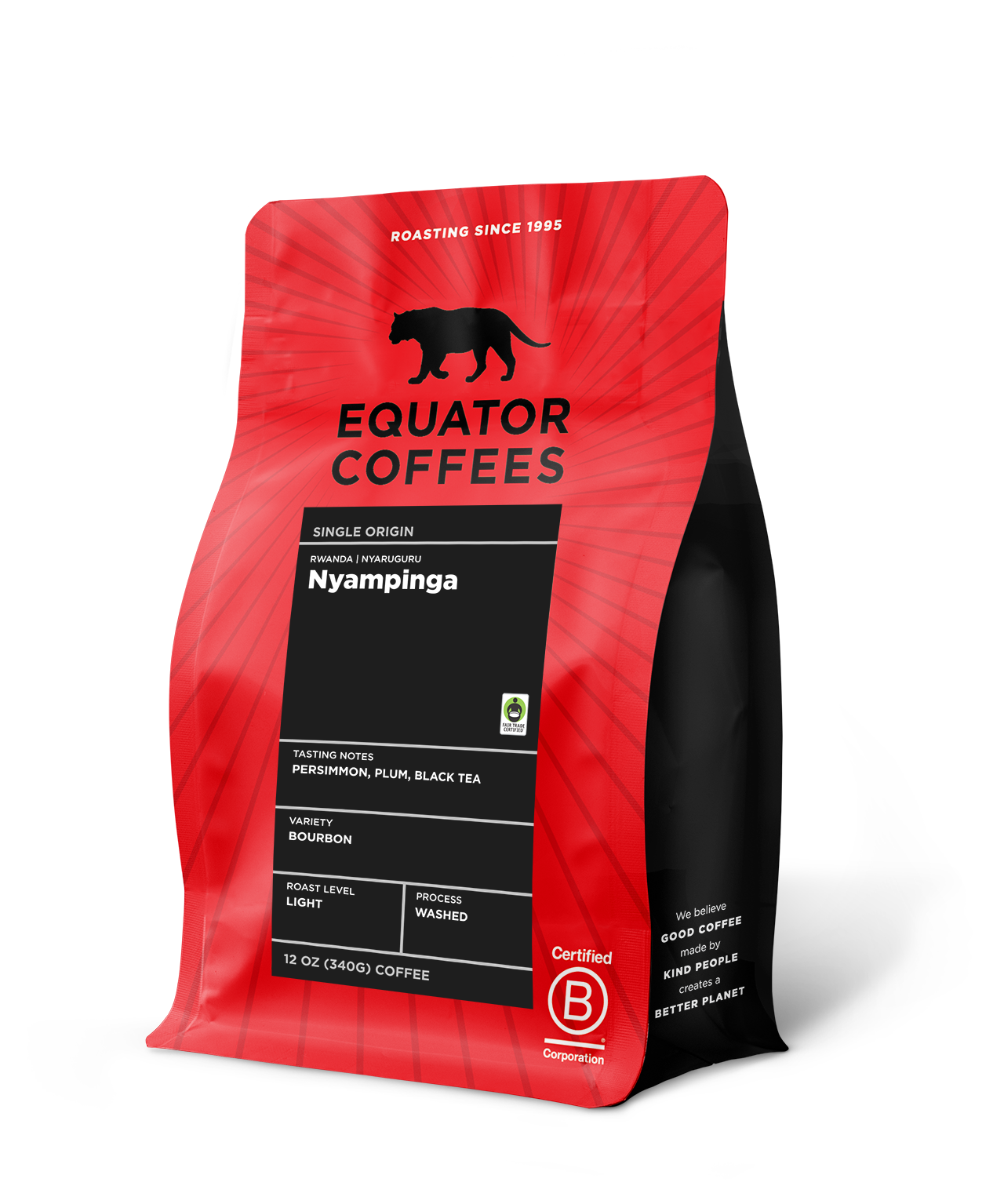 Rwanda Nyampinga | 12oz bag of whole bean coffee | Equator Coffees