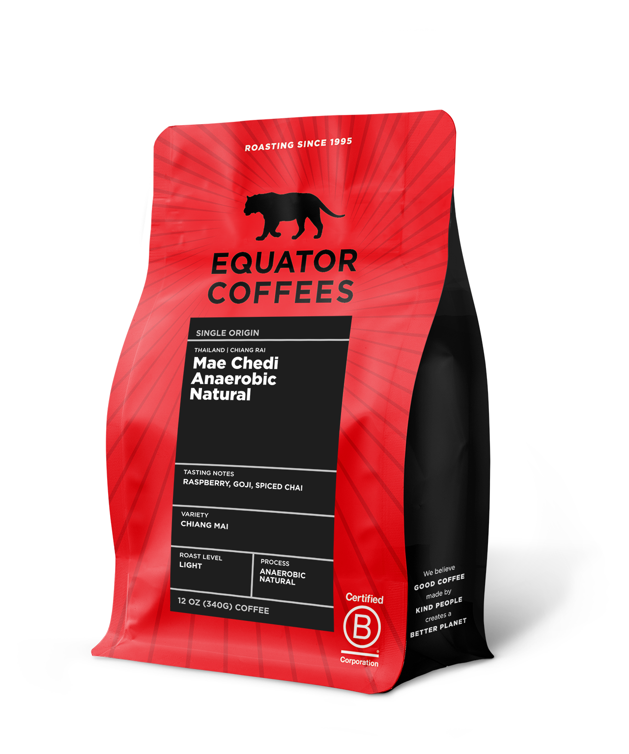 Thailand Mae Chedi Anaerobic Natural | 12oz bag of whole bean coffee | Equator Coffees