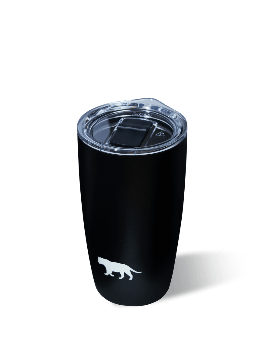 Equator Tiger Black Miir Tumbler | Equator 8oz Tumbler | Insulated Coffee Tumbler | Miir Travel Tumbler | Equator Black Coffee Tumbler | Top View of Tumbler | Equator Coffees