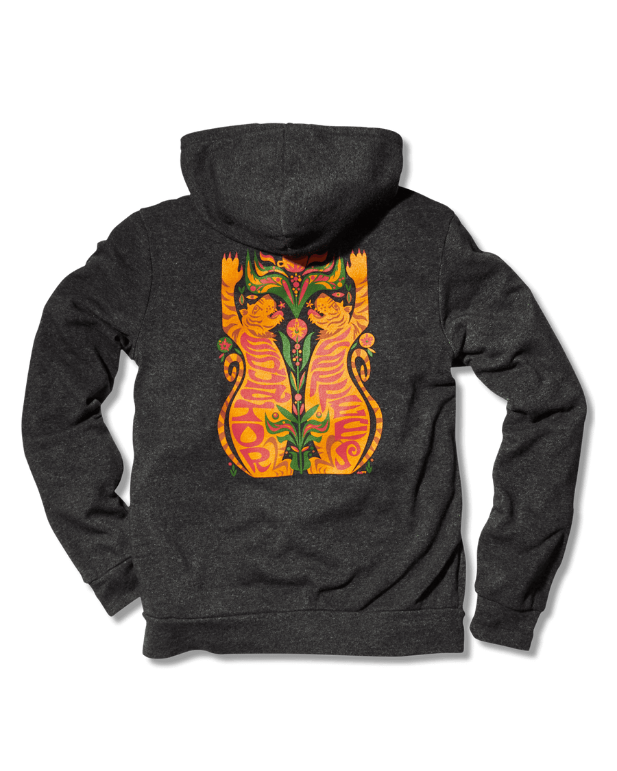 Holiday Zip Hoodie | Equator Holiday Collection | Equator Holiday Blend Sweatshirt | Holiday Sweatshirt | Back of Hoodie | Equator Coffees