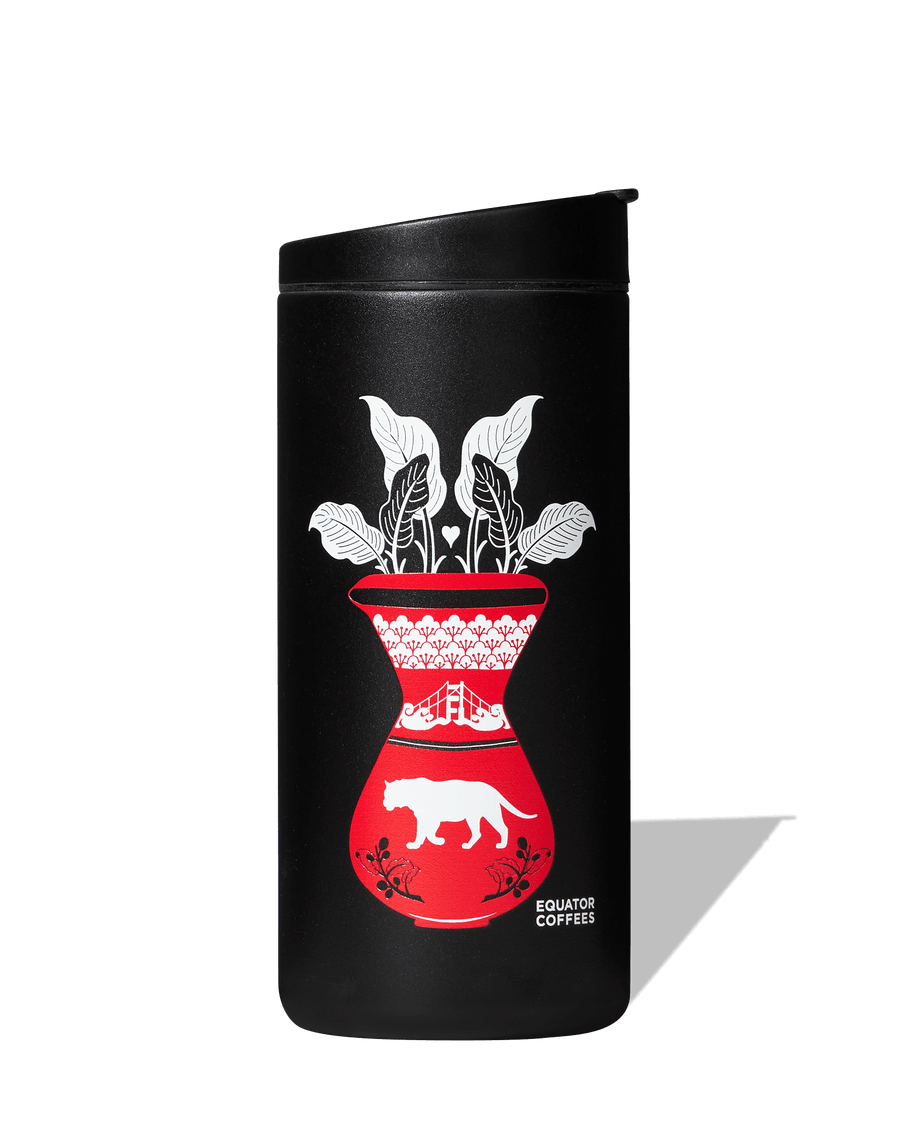 12oz. Equator Coffees MiiR Tumbler | Artwork by Jennie Prosser | Travel Coffee Mug | Equator Coffees