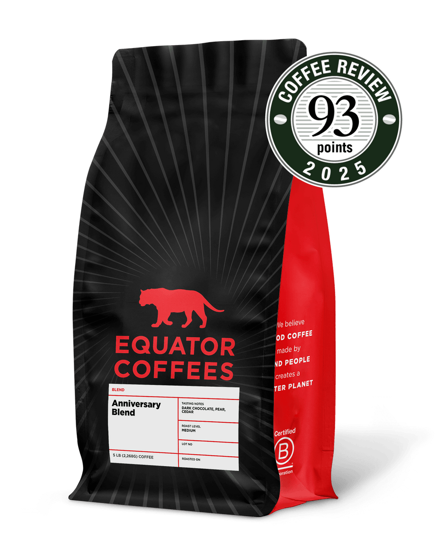 Equator 30th Anniversary Blend | Award-Winning Coffee | 5lb Bag of Whole Bean Coffee | Equator Coffees