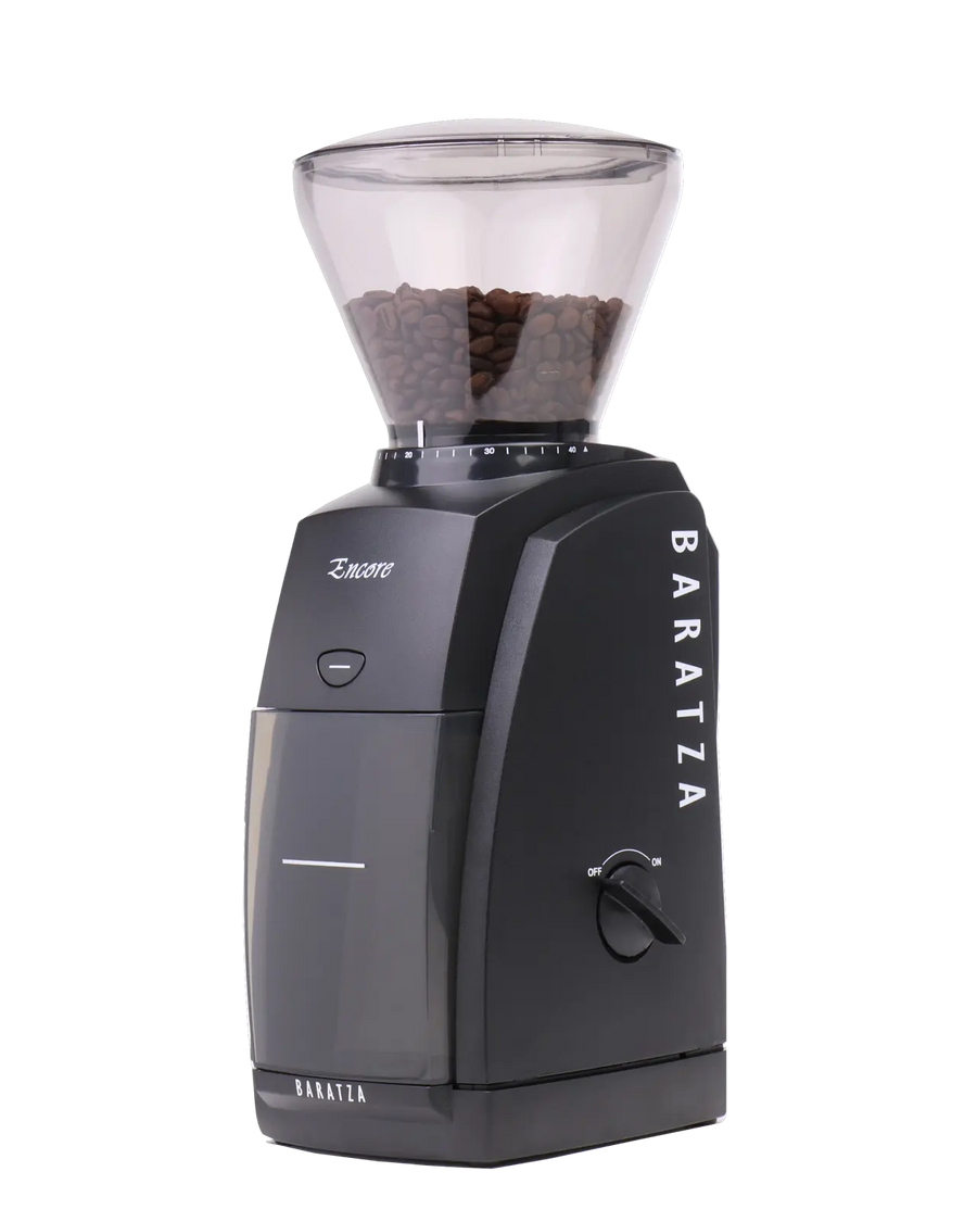 Baratza Encore Coffee Grinder Black | Left Angle | Equator Coffees