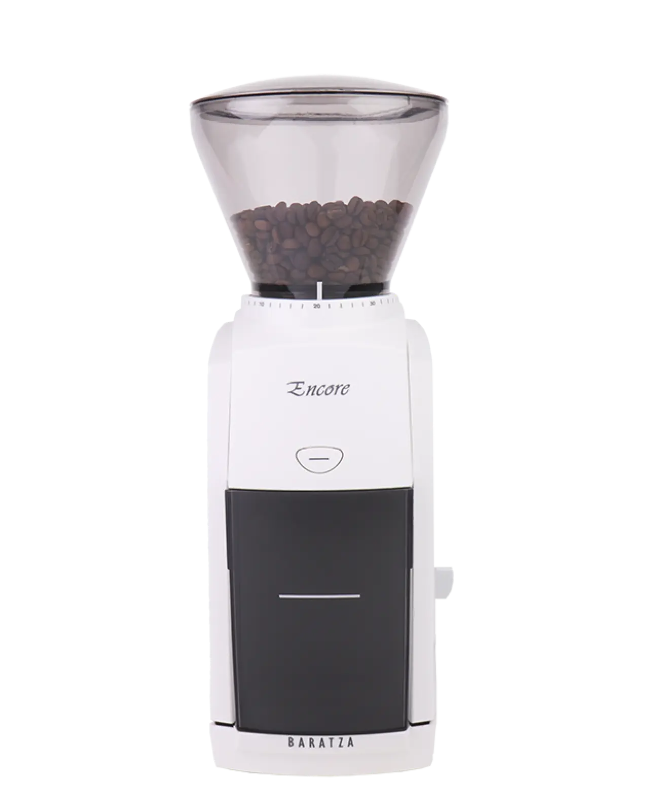 Baratza Encore Coffee Grinder White | Front Angle | Equator Coffees