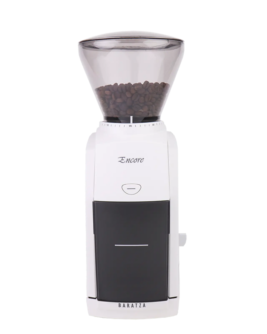 Baratza Encore Coffee Grinder White | Front Angle | Equator Coffees