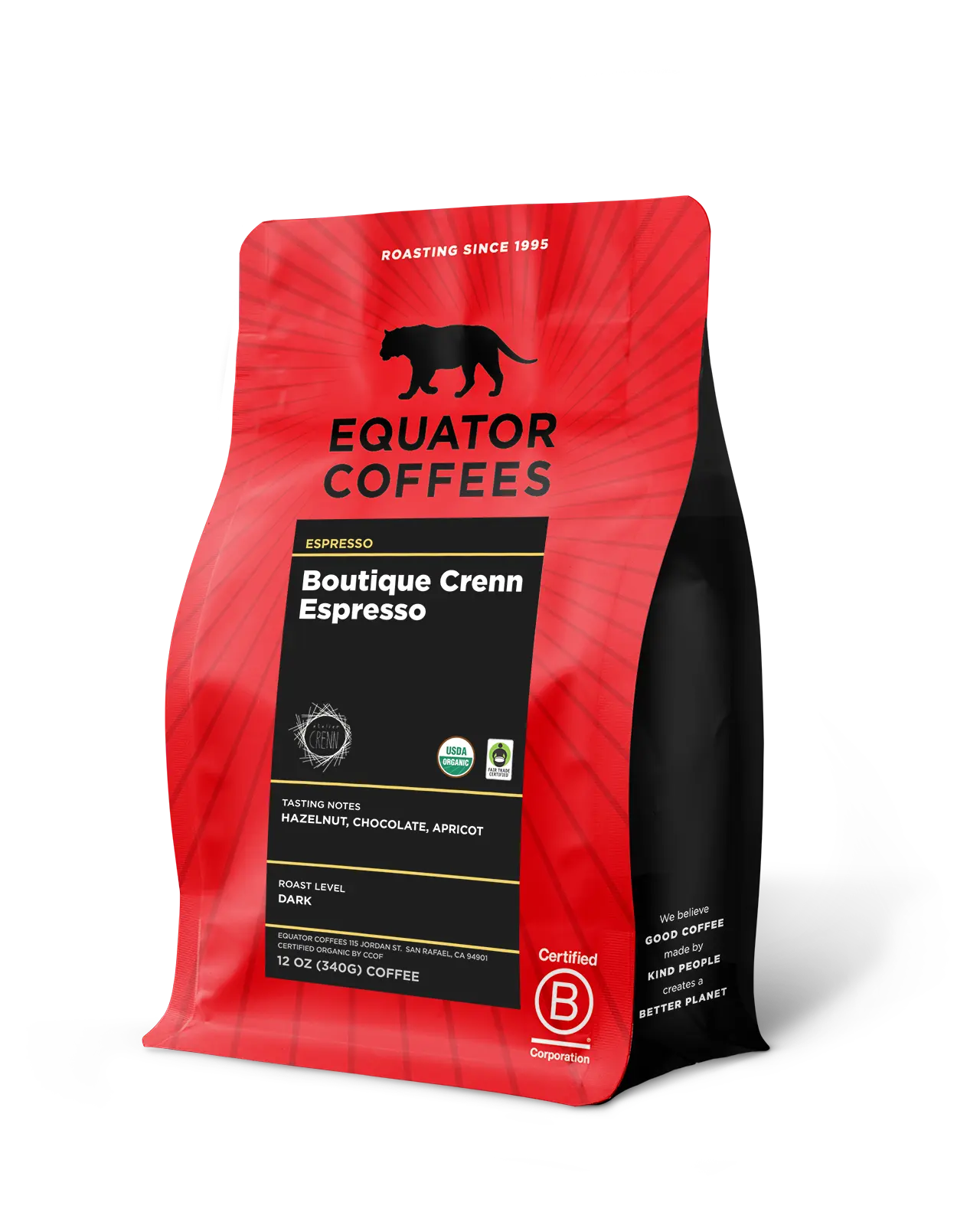 Boutique Crenn Espresso Fair Trade Organic