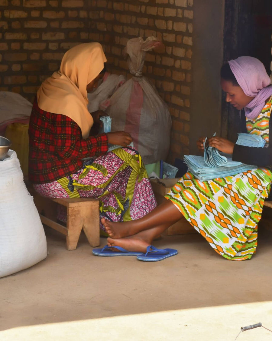 Admin organization with the Women of Turihamwe in Ngozi Province, Burundi | Equator Coffees