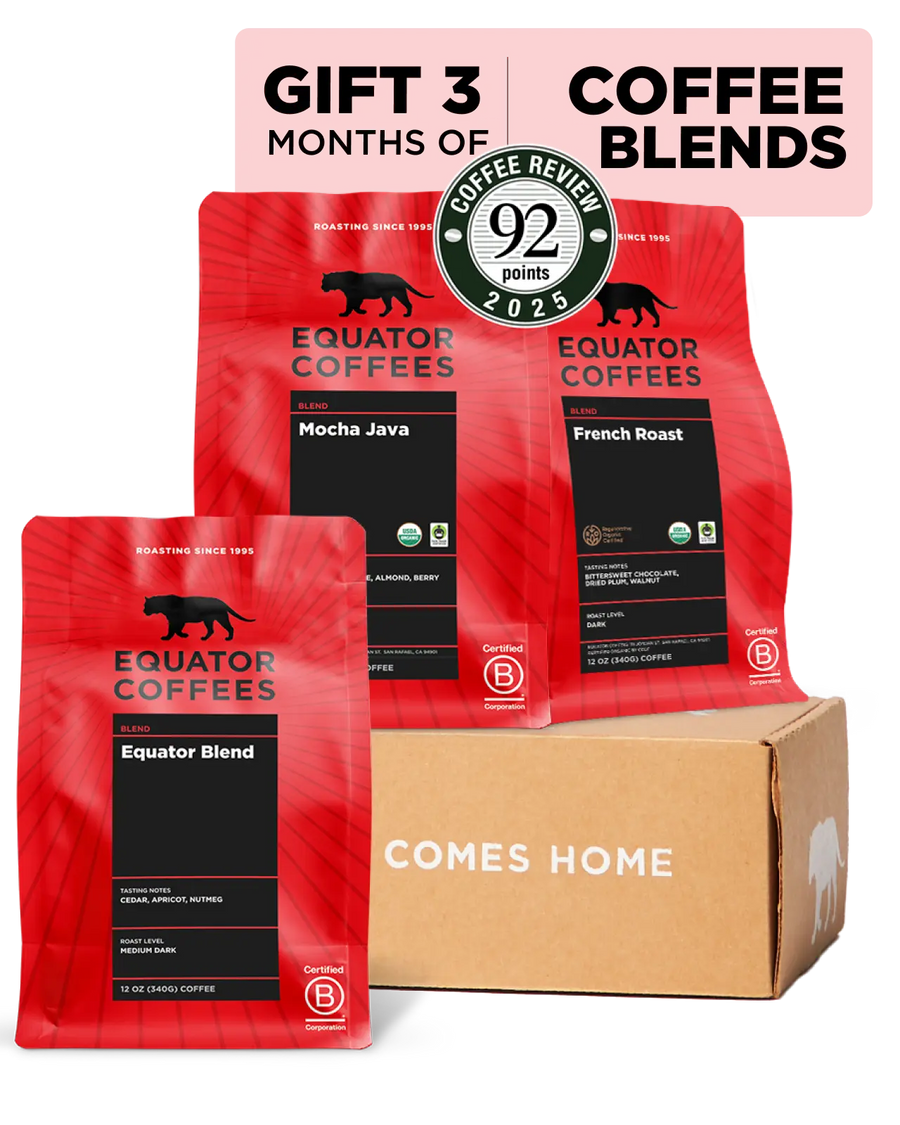 Coffee Blend Subscription Gift | Gift Medium Roast Coffee | Equator Coffees
