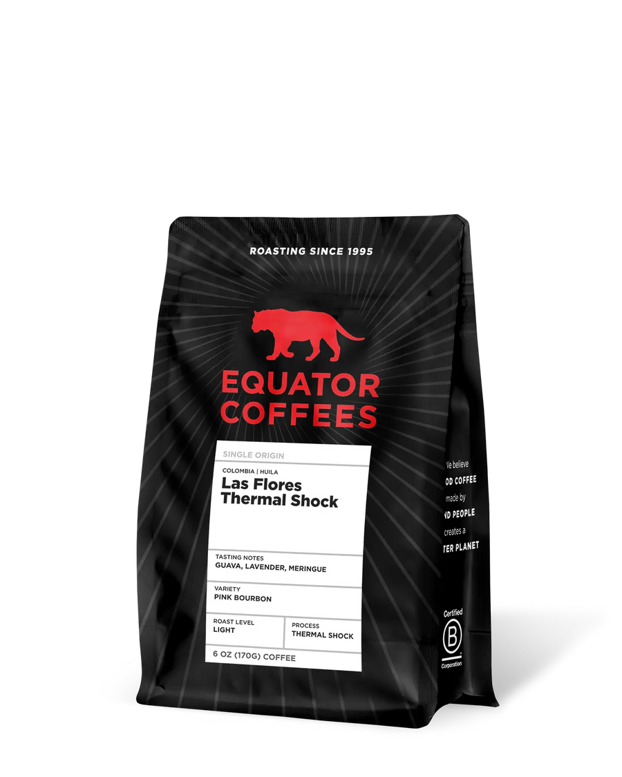 Colombia Las Flores Thermal Shock | Colombian Coffee | 6oz bag of whole bean coffee | Equator Coffees