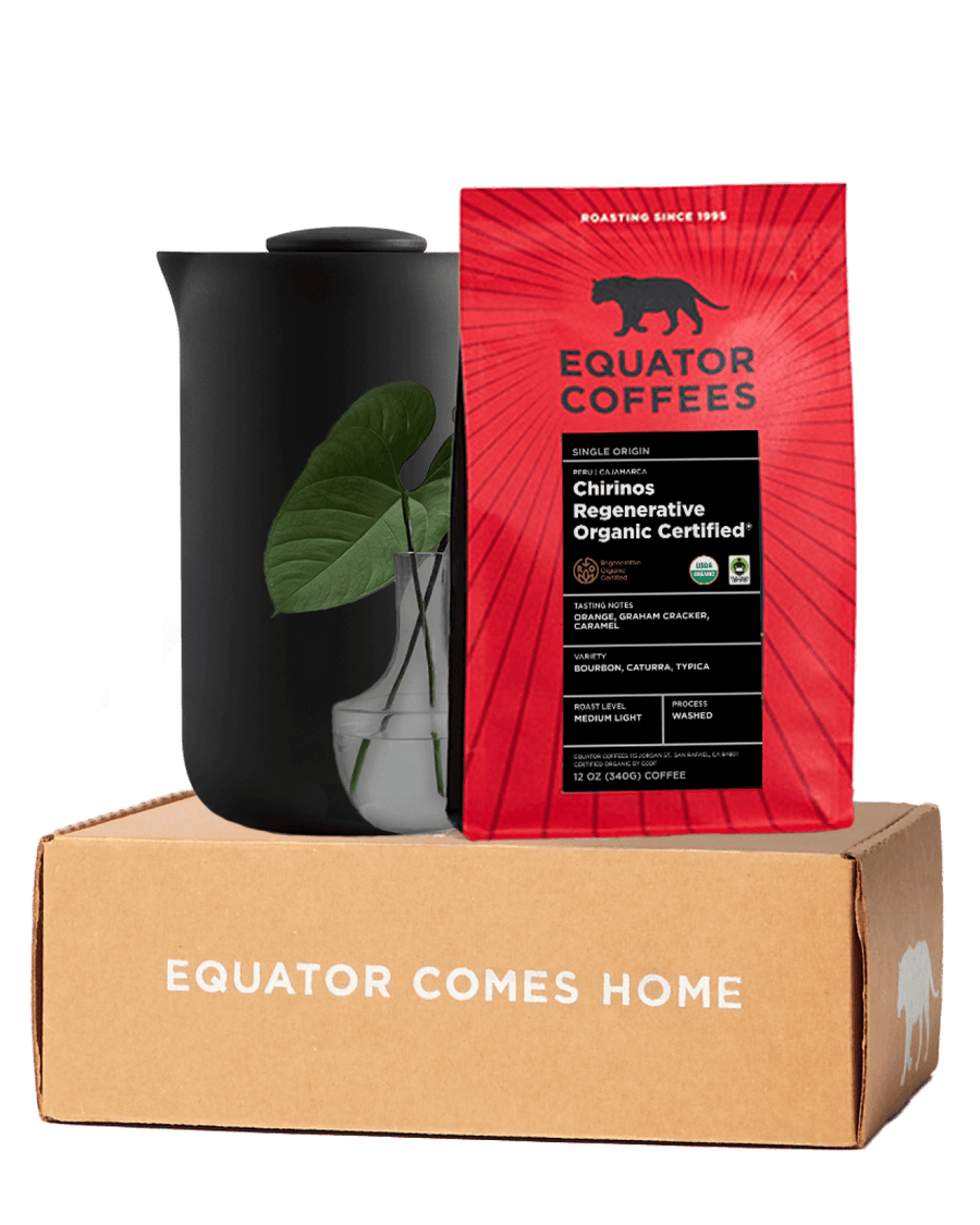 Curated Fair Trade Organic Coffee Subscription | Fair Trade Coffee Subscription | Certified Organic Coffee Subscription | Sustainable Coffee Subscription | 12oz Bag of Whole Bean Coffee | Equator Coffees