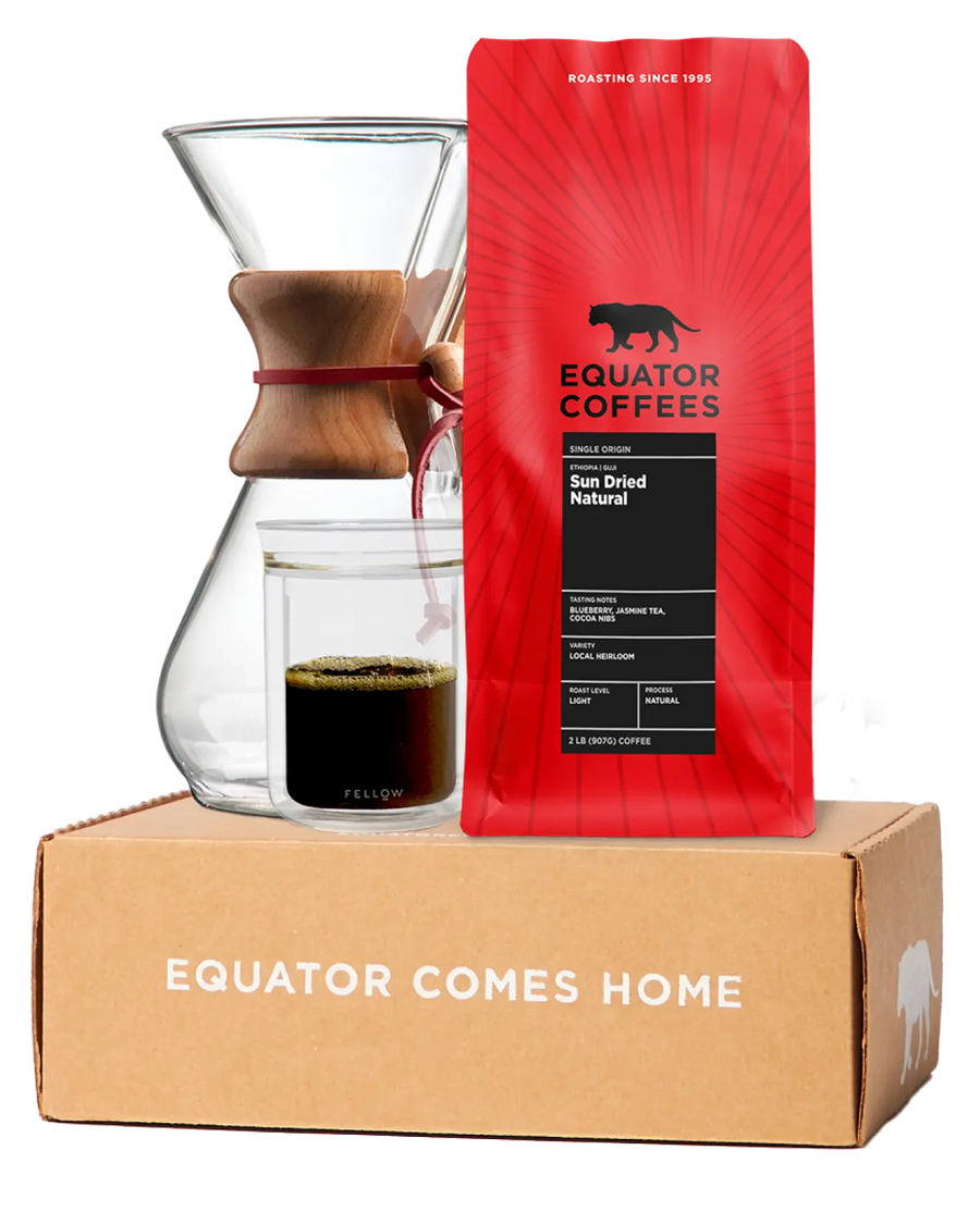 Curated Single Origin Subscription | Light Roast Coffee Subscription | 2lb Bag of Whole Bean Coffee | Equator Coffees