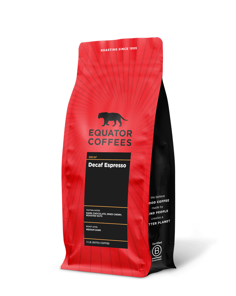 Decaf Espresso | 2lb Bag of Whole Bean Espresso | Equator Coffees