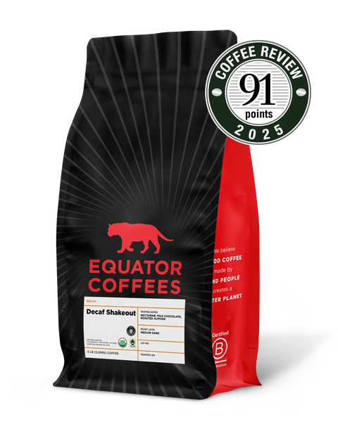 Decaf Shakeout Blend | Fair Trade & Organic | Equator Coffees