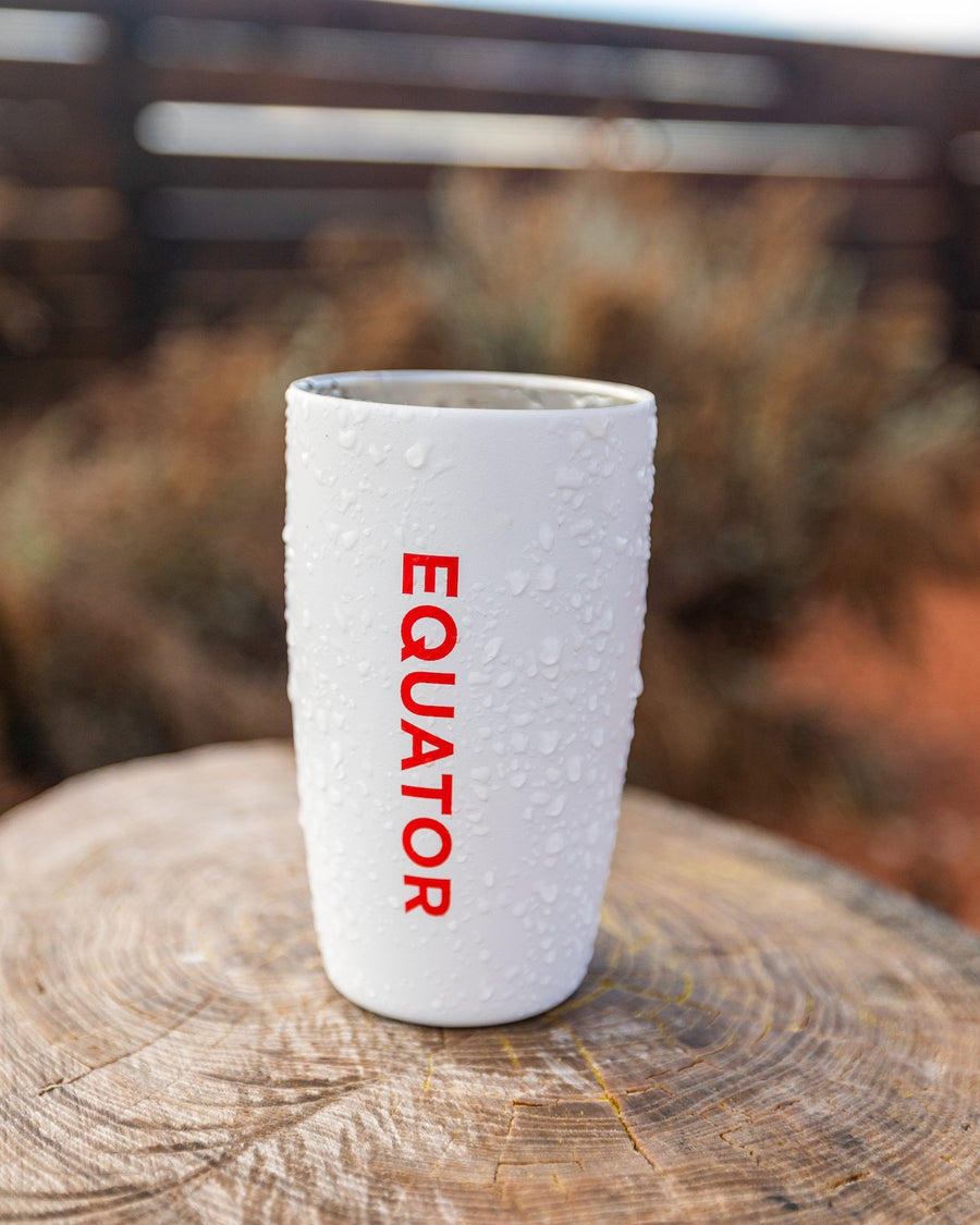 Equator Coffee Tumbler | Custom 8 oz. MiiR Tumbler goes camping | Equator Coffees
