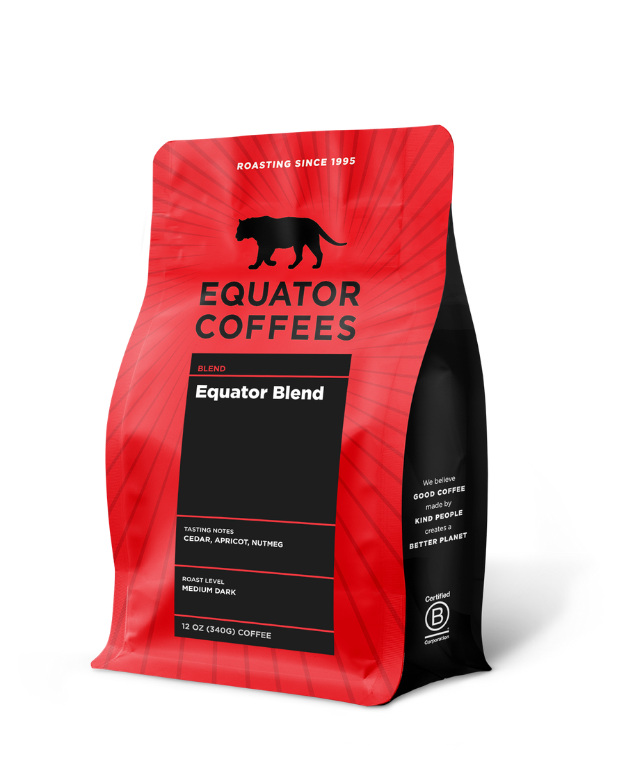 Equator Blend | Our Namesake Blend | 12oz Bag of Whole Bean Coffee | Equator Coffees