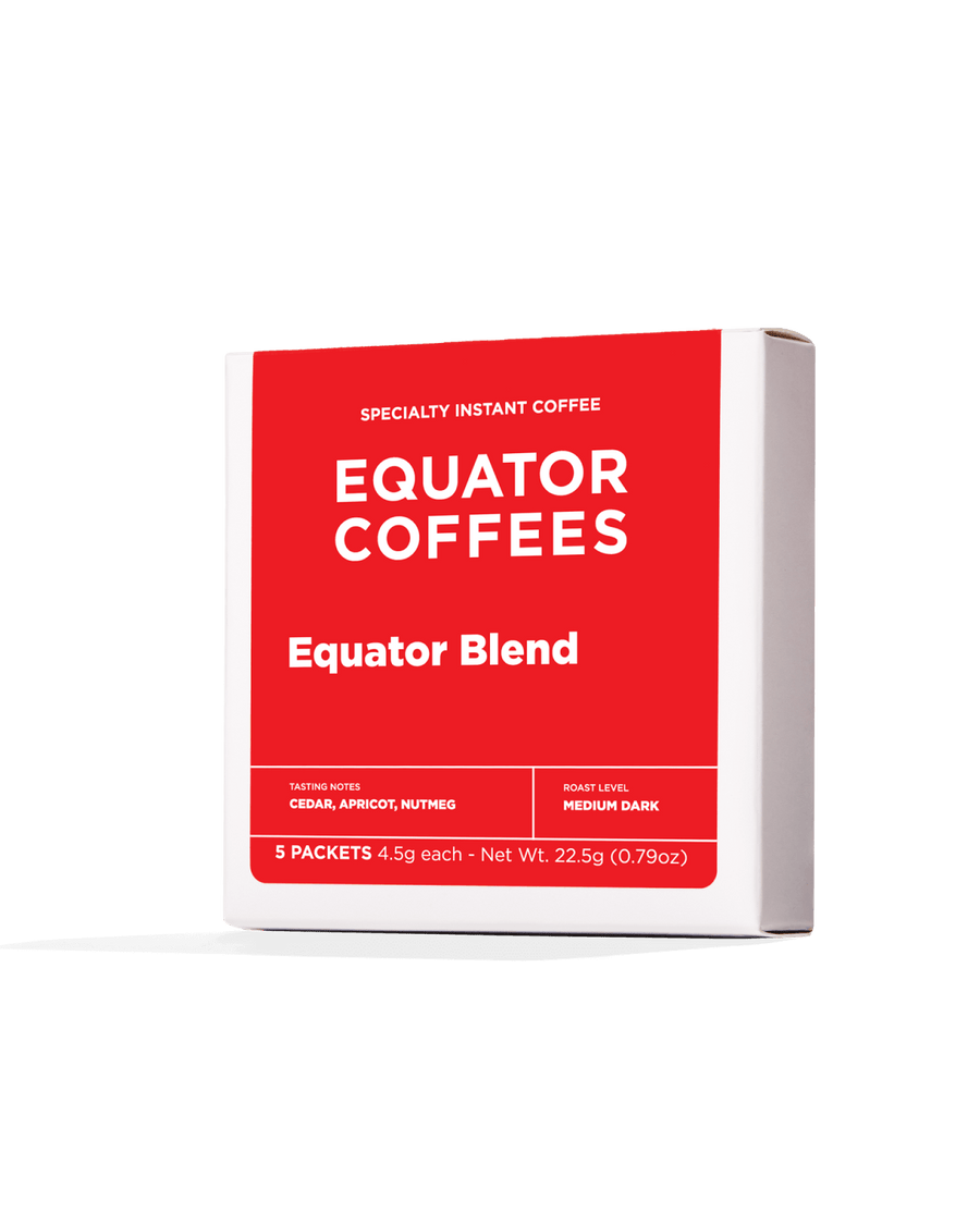 Equator Blend Instant Coffee Packets | Specialty Instant Coffee Packets | Contains 5 Instant Coffee Packs | Equator Coffees
