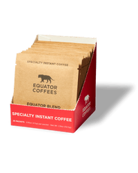 Equator Blend Instant Coffee Packets | Specialty Instant Coffee Packets | Contains 25 Instant Coffee Packs | Equator Coffees