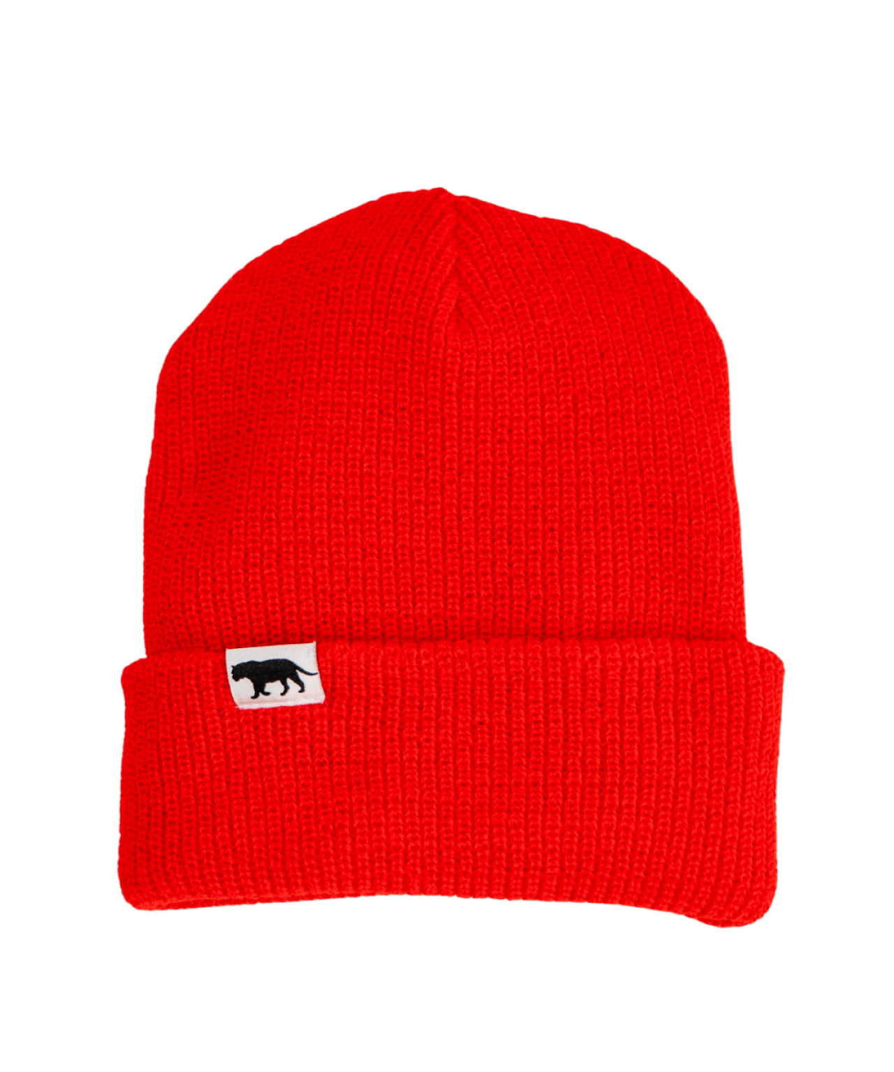 Red Waffle Beanie made from recycled cotton yarn by our friends at Known Supply | Equator Coffees