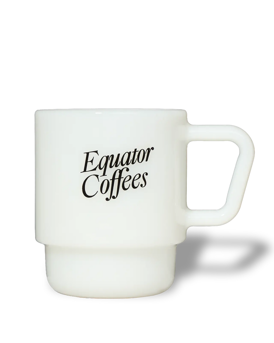 8 oz. Equator Retro Milk Glass Mug