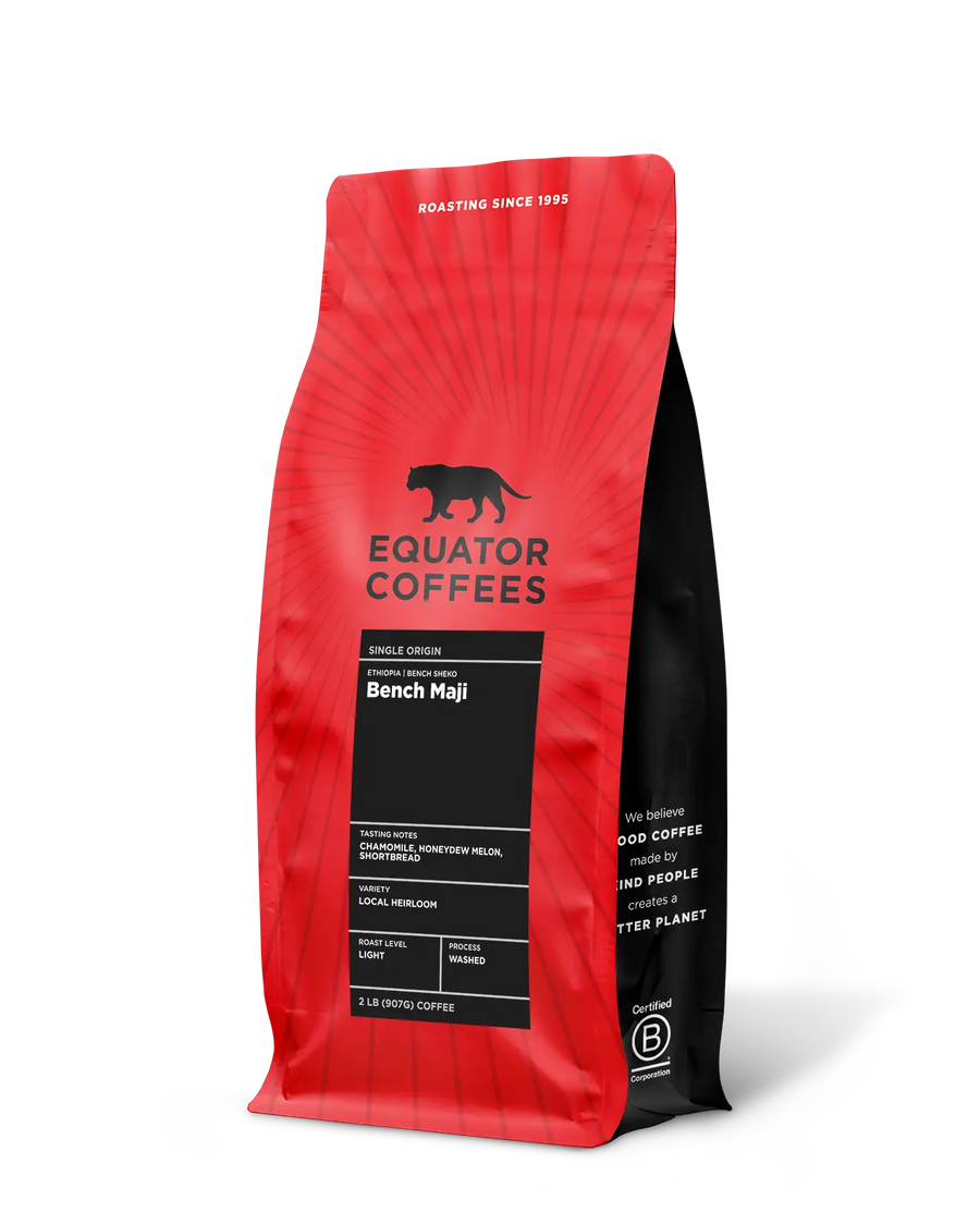 Ethiopia Bench Maji | Traditional Ethiopia Coffee | 2lb bag of whole bean coffee | Equator Coffees