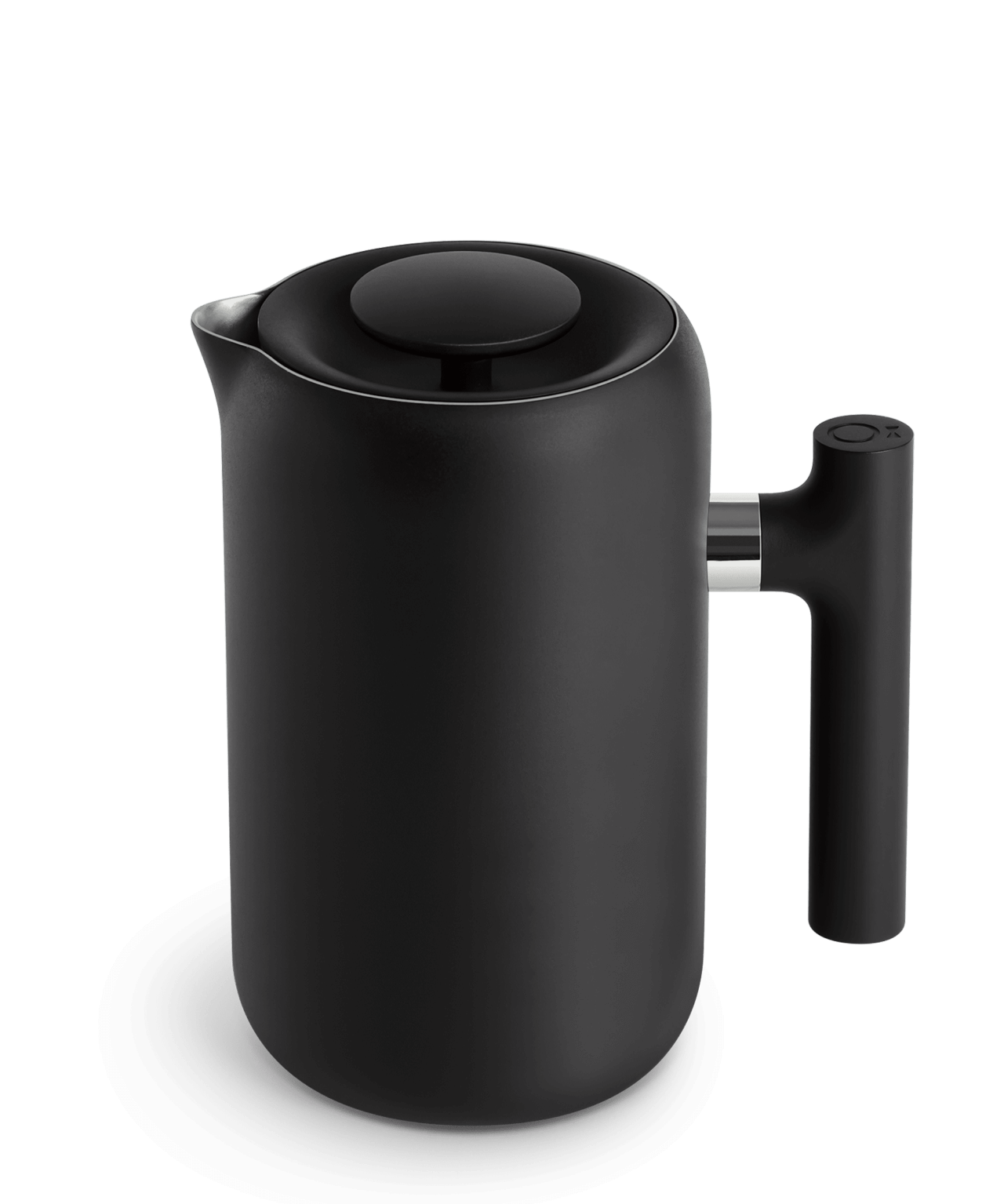 Fellow Clara French Press | Side of French Press with Handle | Equator Coffees