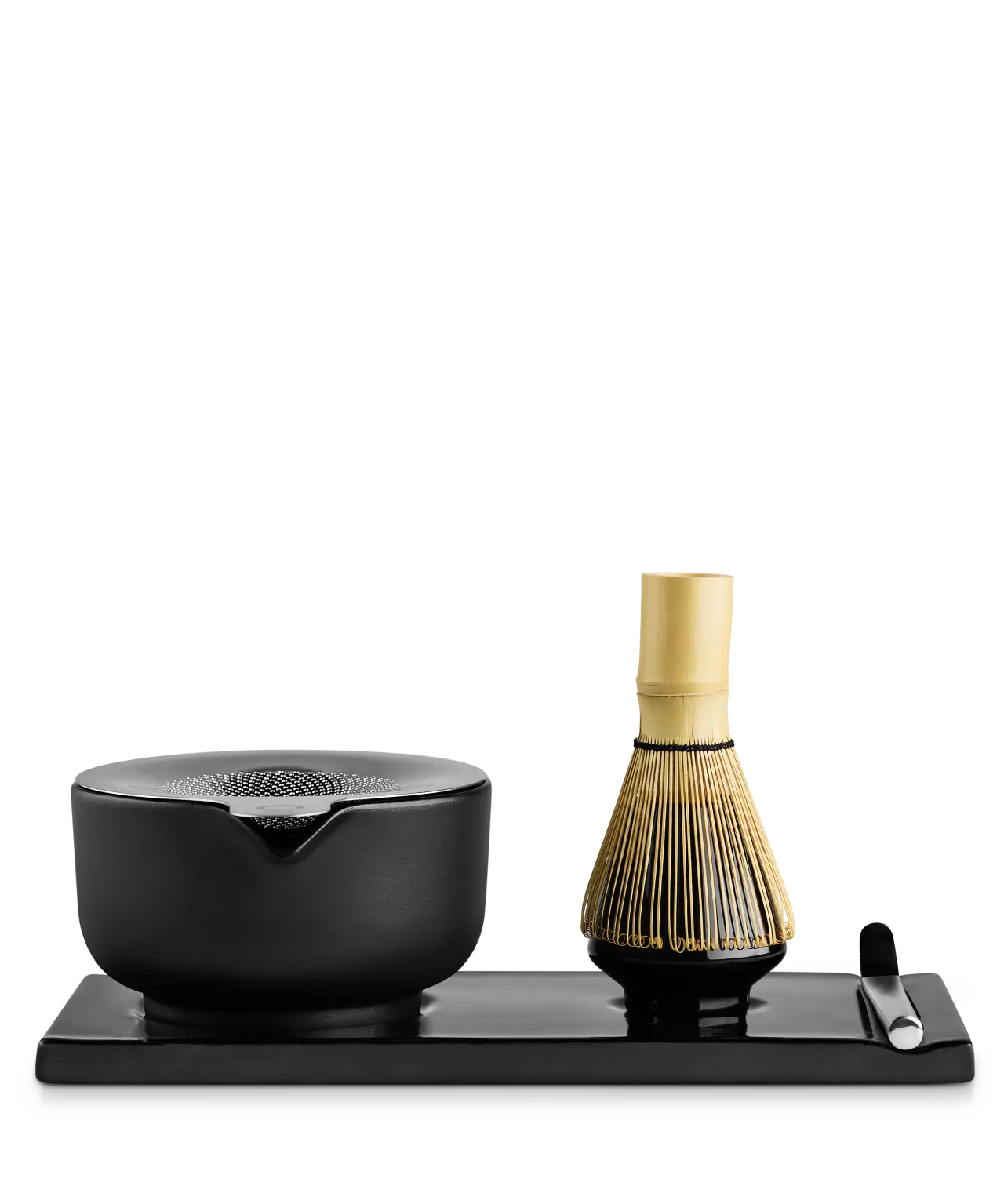 Fellow Matcha Set | Matcha set with matcha bowl, whisk, whisk stand, tea tray, spoon, and sifter | Equator Coffees