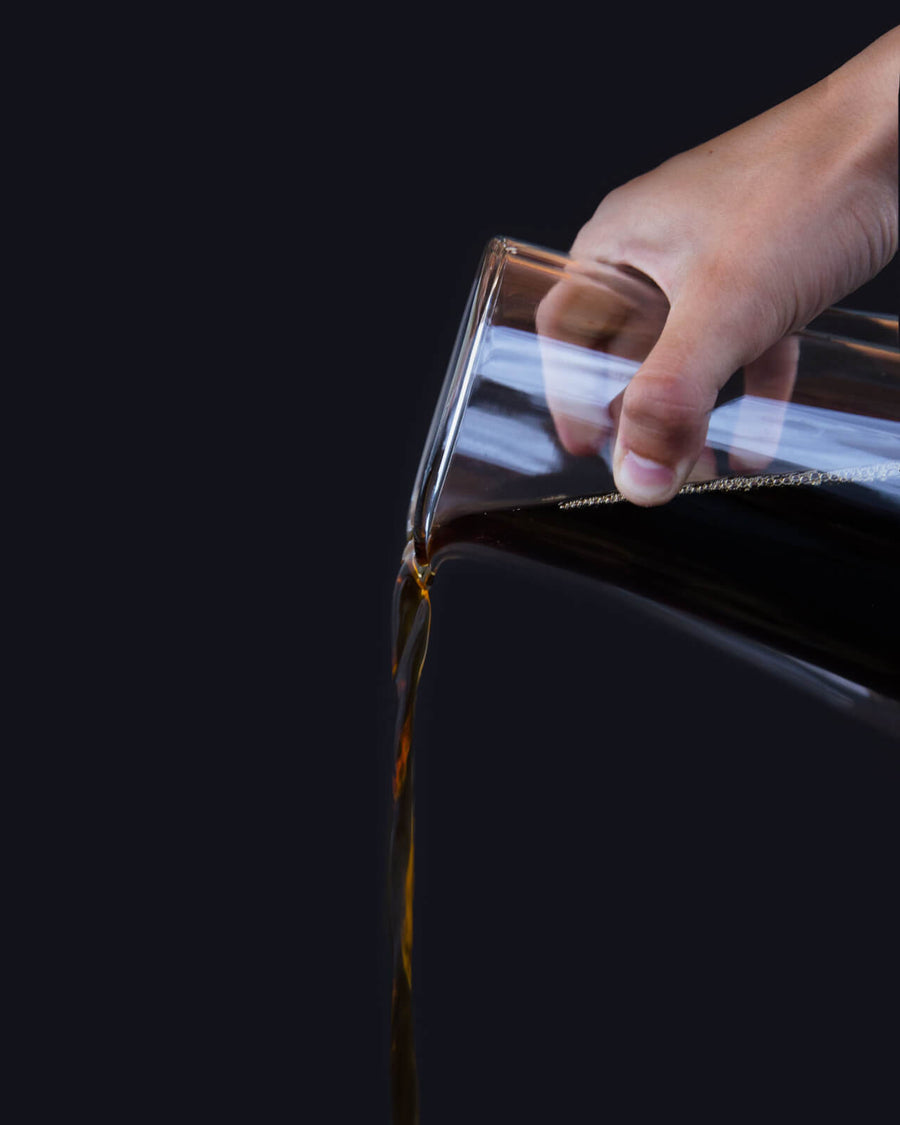 Fellow Stagg Double Wall Carafe | Fellow Coffee Carafe | Pouring the Fellow coffee pitcher | Equator Coffees
