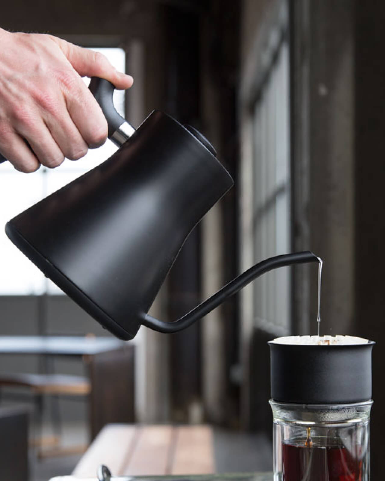 Making fresh pourover coffee at home with the Fellow Stagg Pourover Kettle | Equator Coffees