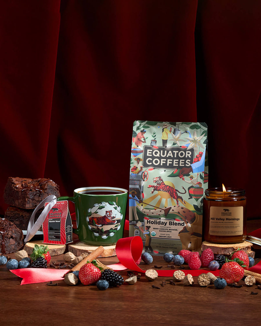 Holiday Cheer Coffee Set | A festive ensemble of holiday coffee gifts | Equator Coffees