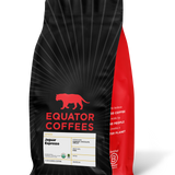 Jaguar Espresso | Award-Winning Espresso | Certified Organic Espresso | 5lb Bag of Whole Espresso Beans | Equator Coffees