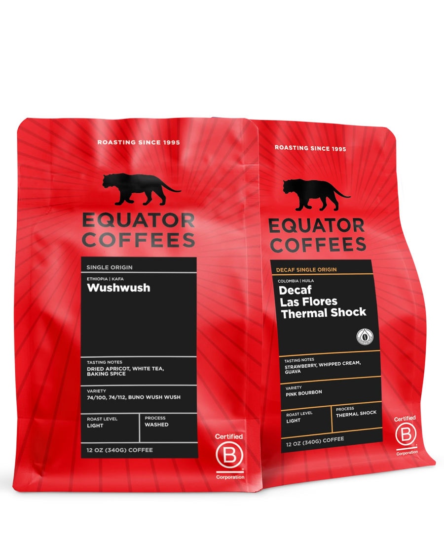 Light Roast Rarities Set | Three coffees from Papua New Guinea, Bolivia and Burundi | Equator Coffees
