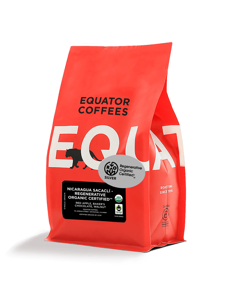 Nicaragua Sacaclí Regenerative Organic Certified™ | Nicaragua Coffee | Coffee from Nicaragua | Regenerative Organic Certified Coffee | 12oz. Whole Bean Coffee | Equator Coffees