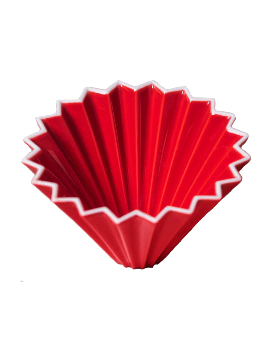 Origami Dripper Set | Red Dripper for Pourover Coffee | Equator Coffees