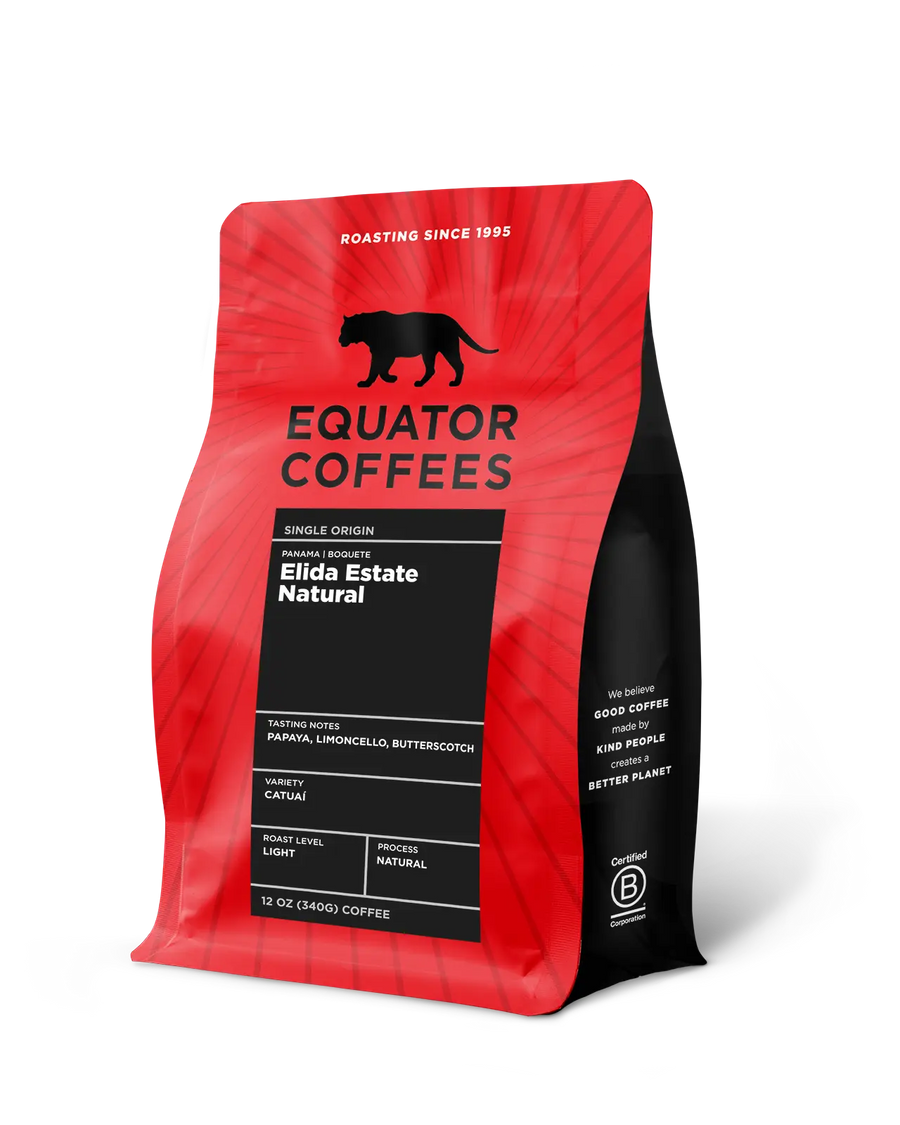 Panama Elida Estate Natural | Wilford Lamastus Coffee | 12oz bag of whole bean coffee | Equator Coffees