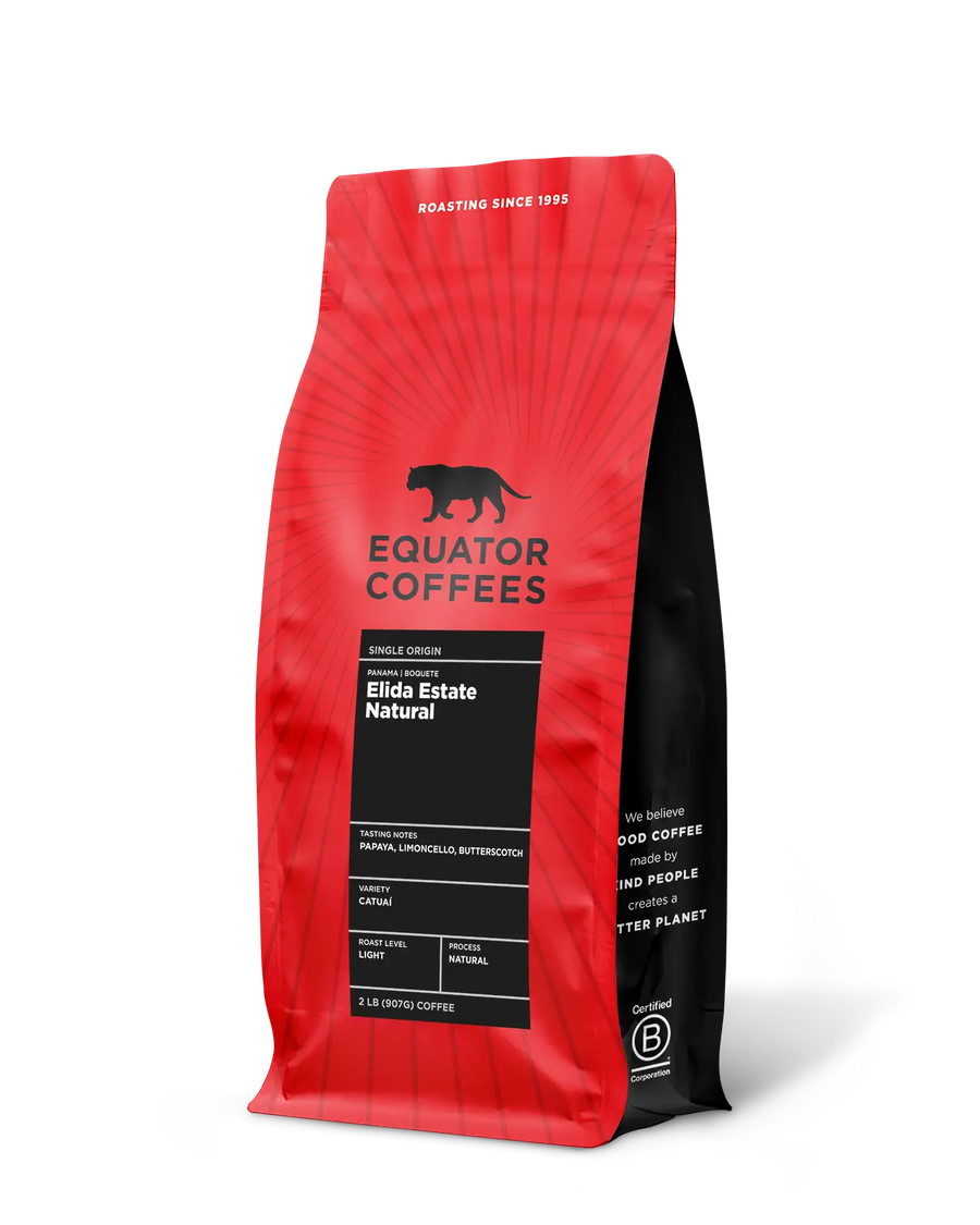 Panama Elida Estate Natural | Wilford Lamastus Coffee | 2lb bag of whole bean coffee | Equator Coffees