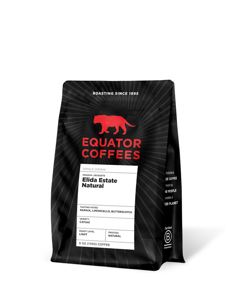 Panama Elida Estate Natural | Wilford Lamastus Coffee | 6oz bag of whole bean coffee | Equator Coffees