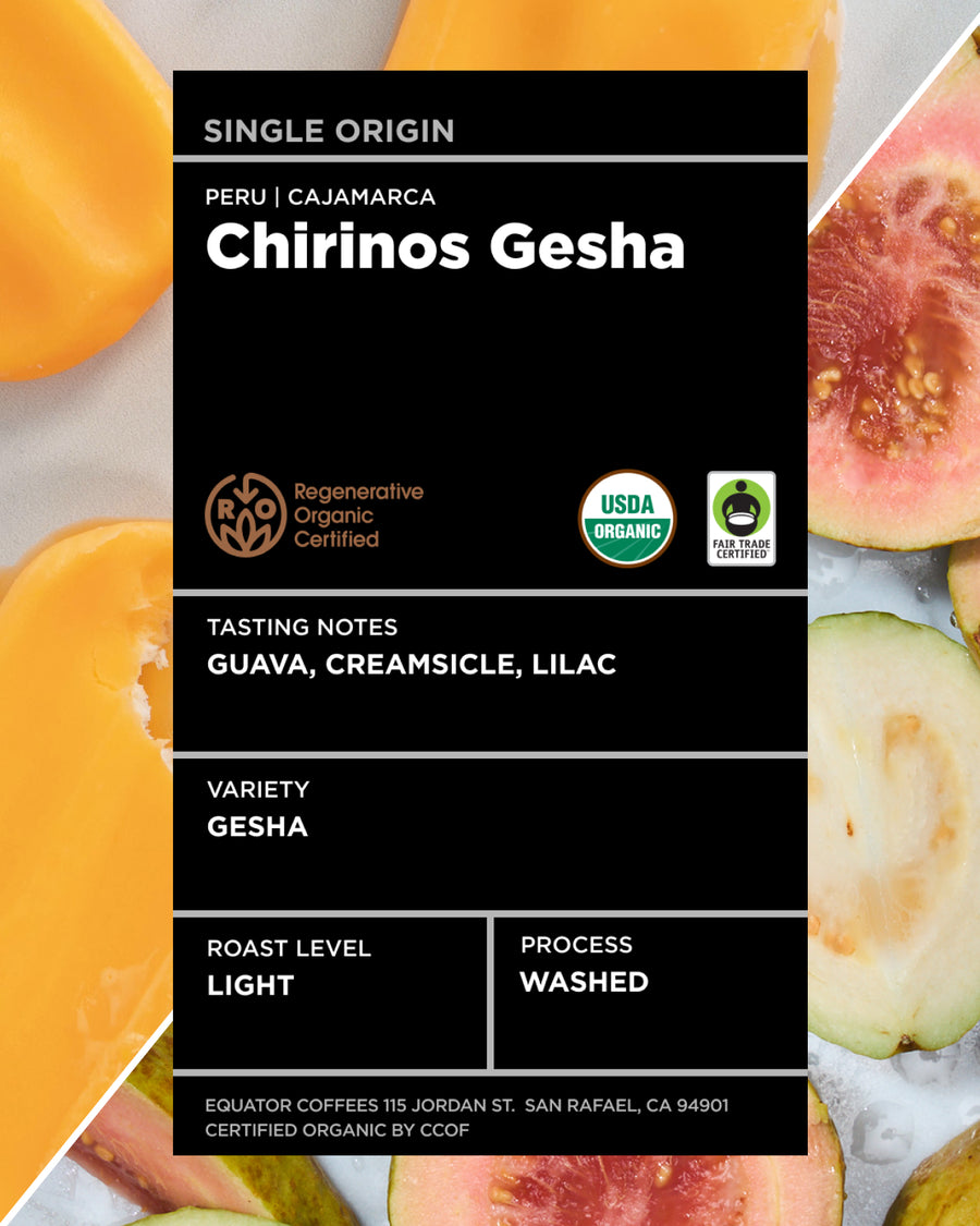 Peru Chirinos Gesha | Equator Coffees