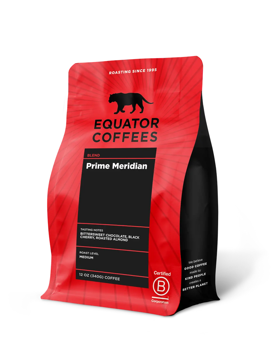 Prime Meridian Blend | 12oz Bag of Whole Bean Coffee | Equator Coffees