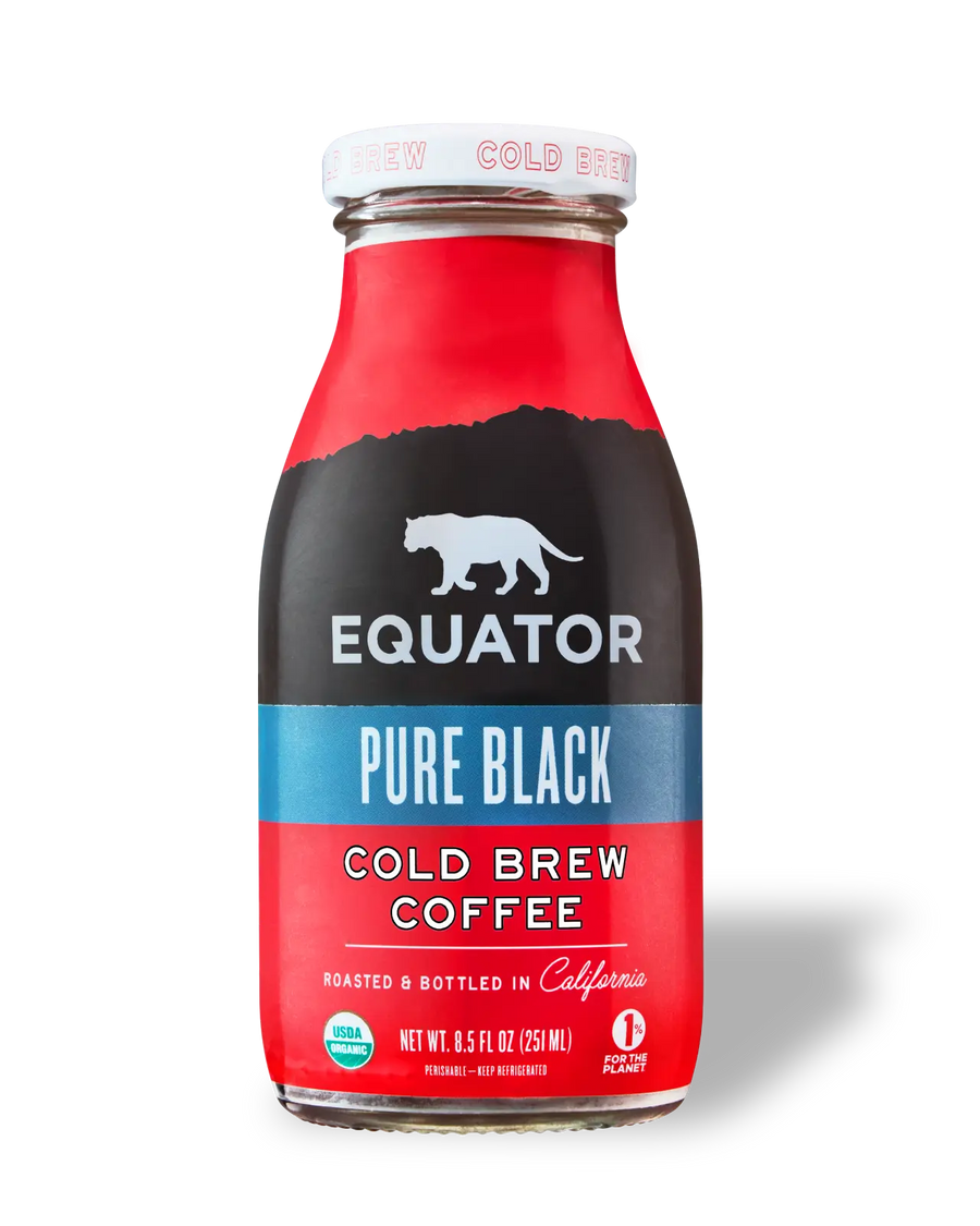 Pure Black Organic Cold Brew - 8.5oz