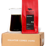 Super Bloom Blend | 2lb bag of whole bean coffee with carafe and box | Equator Coffees
