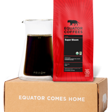 Super Bloom Blend | 2lb bag of whole bean coffee with carafe and box | Equator Coffees