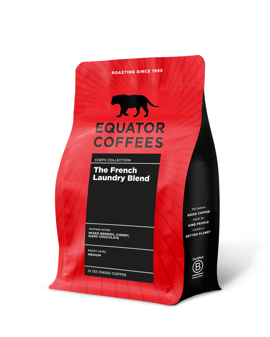 The French Laundry Blend | Thomas Keller Coffee | The French Laundry Coffee | Michelin Star Coffee | 12oz Bag of Whole Bean Coffee | Equator Coffees
