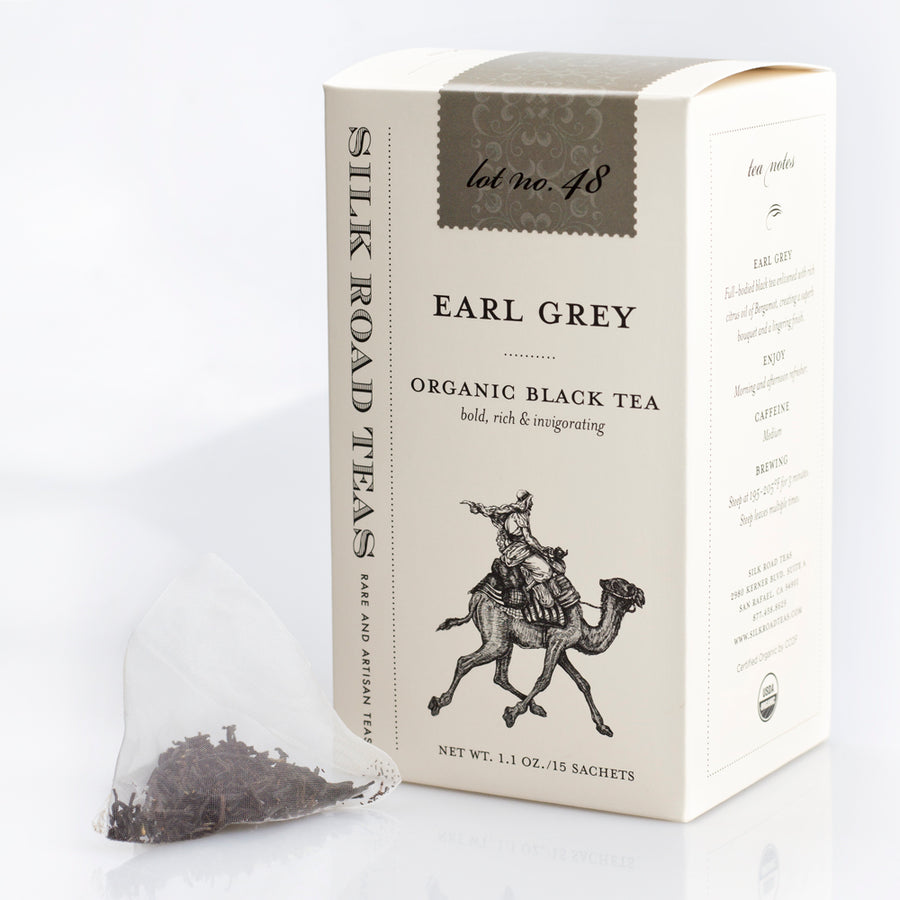 Organic Earl Grey Tea, 15 Sachets